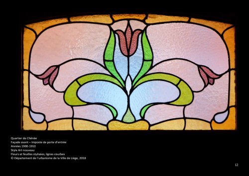 Vitraux de Liège - Partie 2 - 1890-1920 - Art nouveau