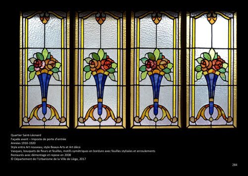 Vitraux de Liège - Partie 2 - 1890-1920 - Art nouveau