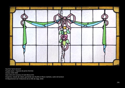 Vitraux de Liège - Partie 2 - 1890-1920 - Art nouveau