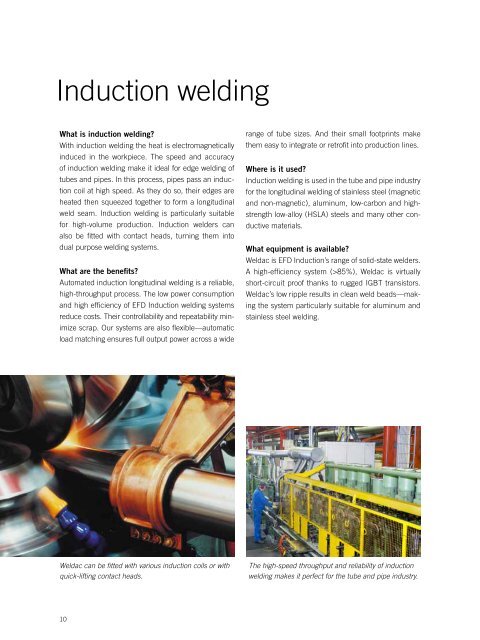 Induction heating applications