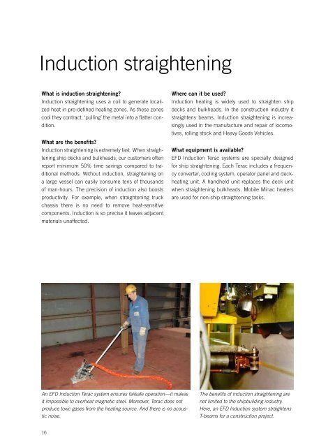 Induction heating applications