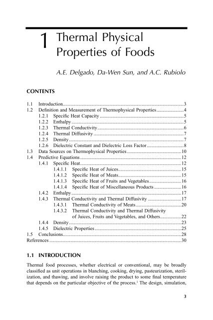 Thermal Food Processing