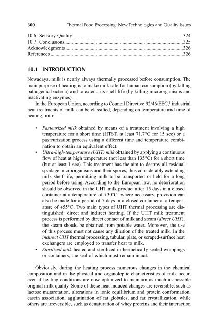 Thermal Food Processing