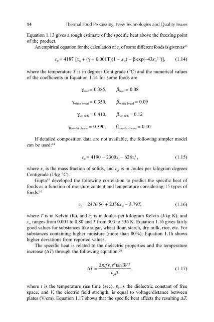 Thermal Food Processing