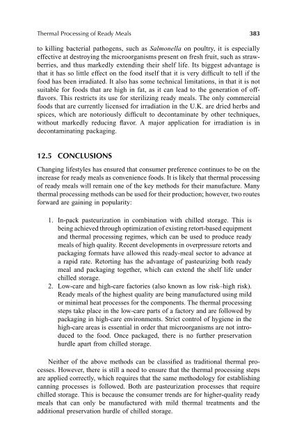 Thermal Food Processing