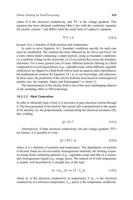 Thermal Food Processing