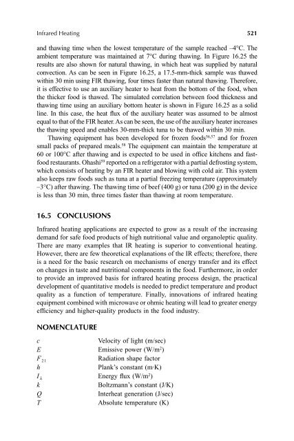 Thermal Food Processing