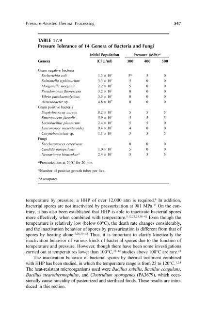 Thermal Food Processing