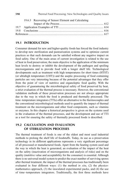 Thermal Food Processing