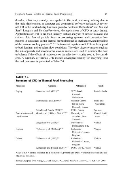 Thermal Food Processing