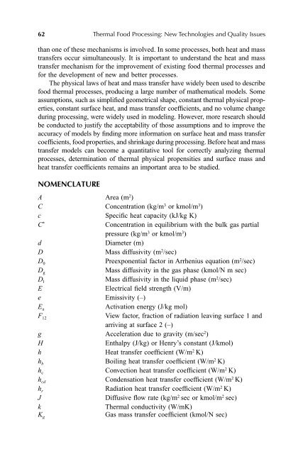 Thermal Food Processing