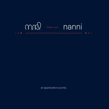 Nanni - an appreciation journey