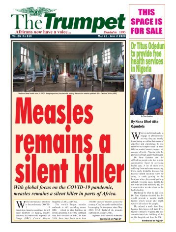 The Trumpet Newspaper Issue 519 (May 20 - June 2 2020)