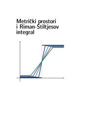 Metricki prostori i Riman-Stiltjesov integral