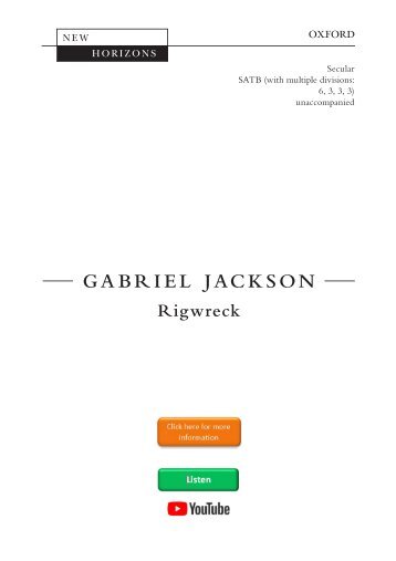 Gabriel Jackson Rigwreck 