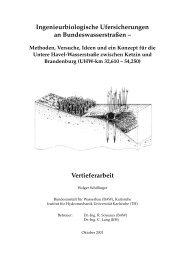 Vertieferarbeit - Alternative technisch-biologische Ufersicherungen ...