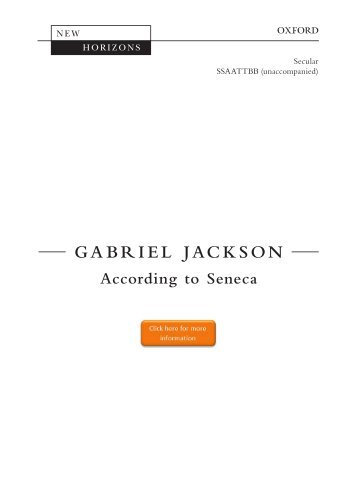 Gabriel Jackson According to Seneca