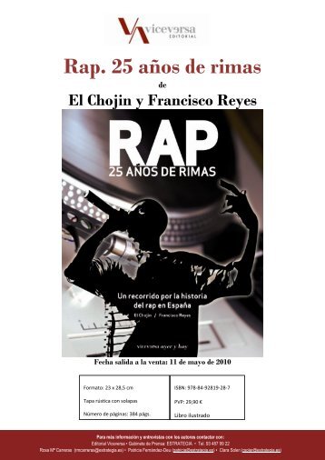 Rap. 25 años de rimas - El Chojin