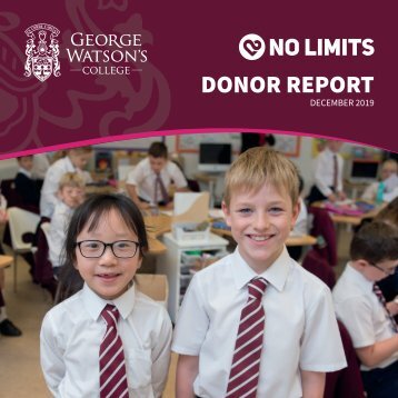 Donor Report December 2019 