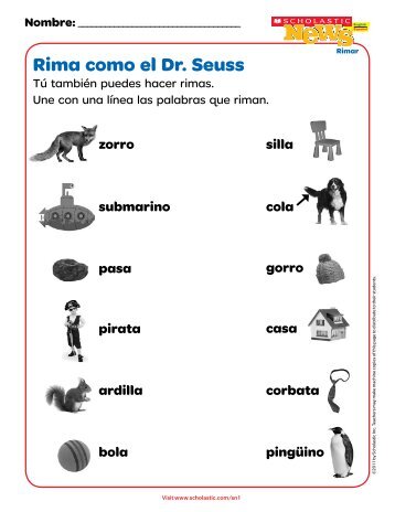 Rima como el Dr. Seuss - Scholastic.com