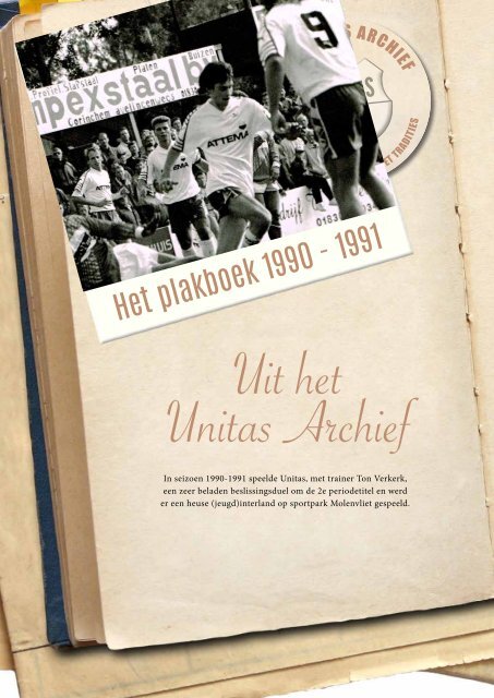 GVV Unitas Plakboek 1990-1991