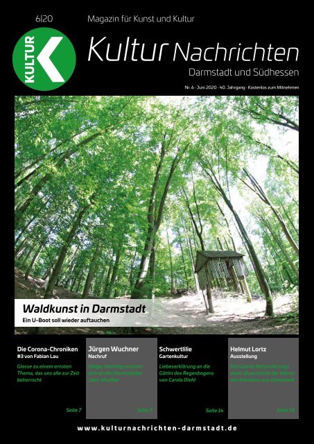 Kulturnachrichten für Darmstadt und Südhessen - 06 - 2020
