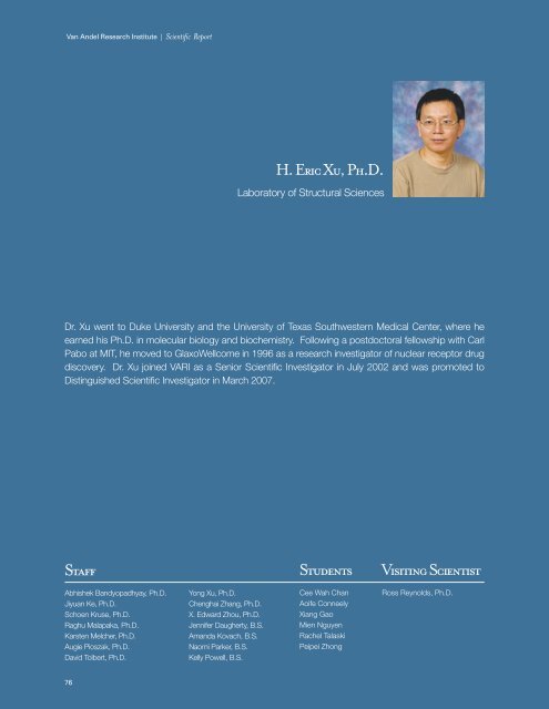 2008 Scientific Report