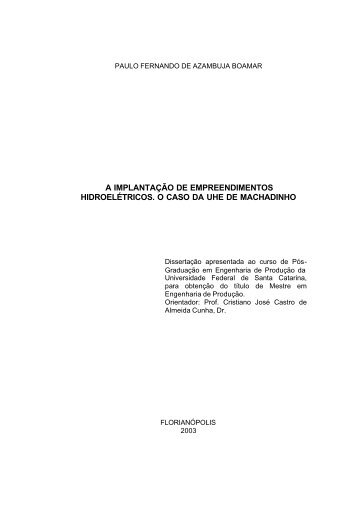 Dissertação Paulo Boamar - InGá Estudos Ambientais