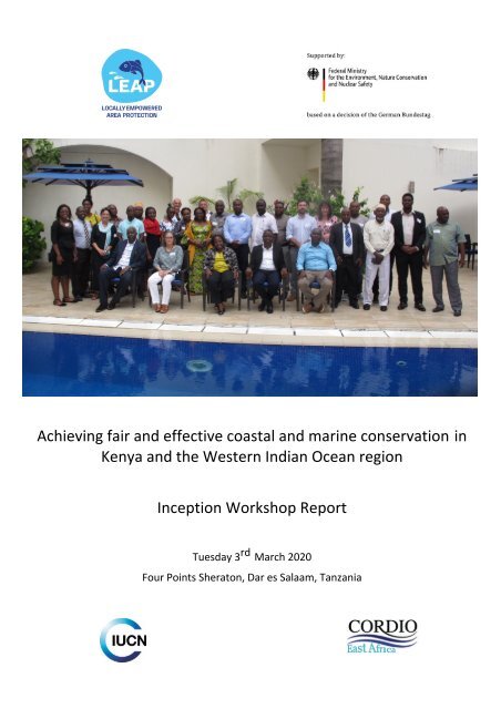 EV2 Inception Workshop Report_CORDIO-IKI-IUCN_11.05.2020_TZA