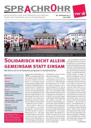 Sprachrohr 2/2020