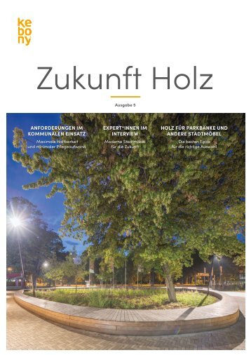 Magazin "Zukunft Holz" Nr. 5 - Stadtmöbel