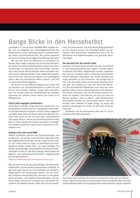 KÜCHENPLANER Ausgabe 05/06-2020 