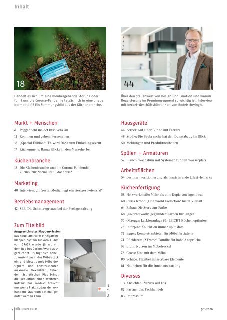 KÜCHENPLANER Ausgabe 05/06-2020 