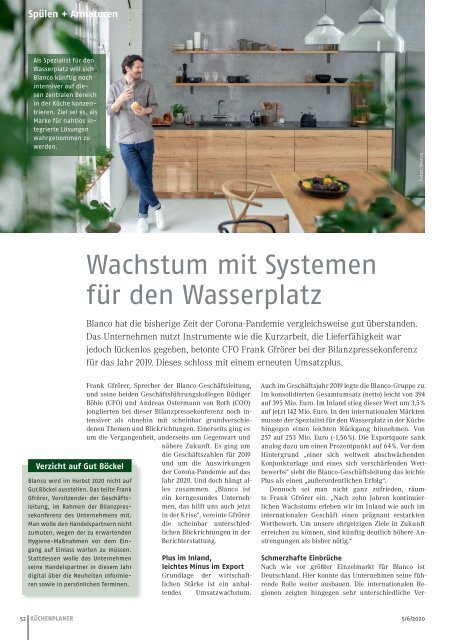 KÜCHENPLANER Ausgabe 05/06-2020 