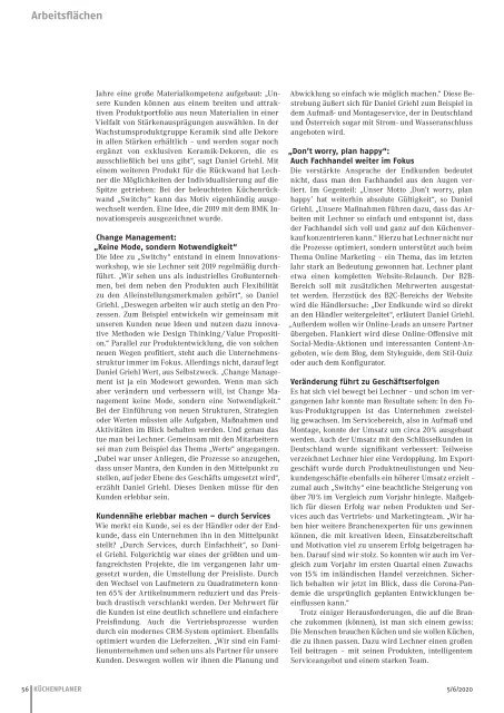 KÜCHENPLANER Ausgabe 05/06-2020 