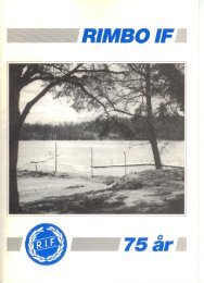 Rimbo IF 75 år