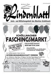 Amts- und Mitteilungsblatt des Marktes Schöllnach - Markt Schöllnach