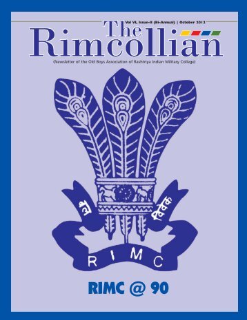 RIMC @ 90 - Rimcollians