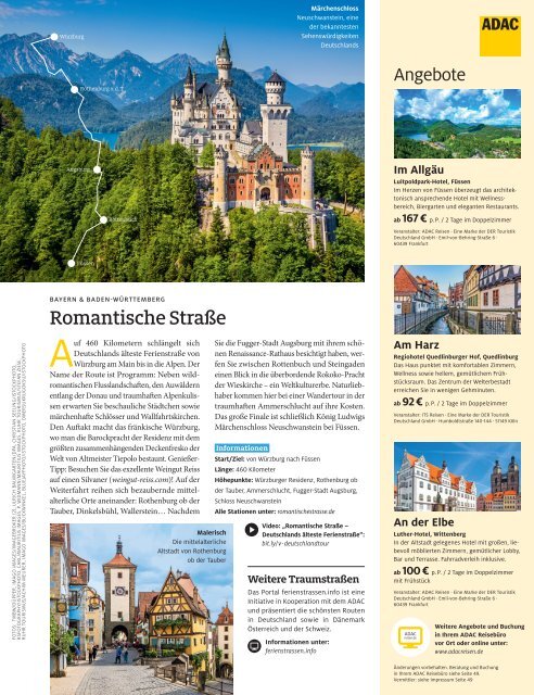 ADAC Urlaub Juli-Ausgabe 2020 Überregional