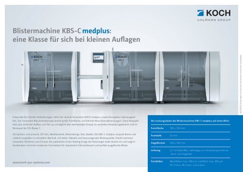 KOCH Setcard KBS-C medplus