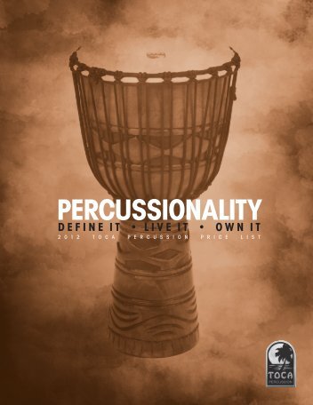 PERCUSSIONALITY - Toca Percussion