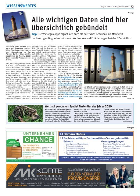 13.06.2020 Lindauer Bürgerzeitung