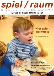 spiel/raum 3/2012 - Impuls Soziales Management