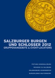 Gruppenprogramm 2012 zum Downloaden - Salzburgs Burgen und ...