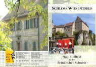 Schloss Wiesentfels in der Fränkischen Schweiz (pdf) - Hollfeld