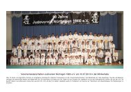 Vereinsmeisterschaften Judoverein Nürtingen 1960 ... - JV-Nürtingen