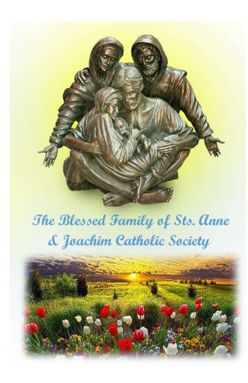 The Blessed Family of Sts. Anne & Joachim Catholic Society