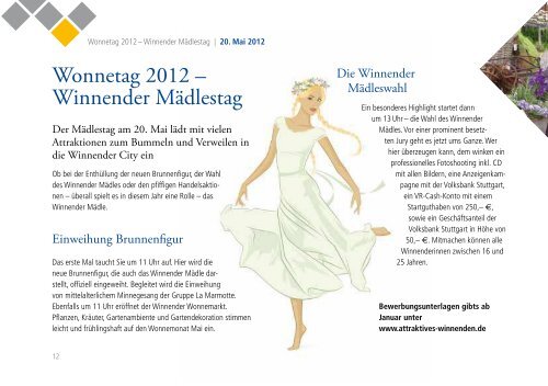 Fest-Broschüre "800 Jahre Stadt Winnenden"