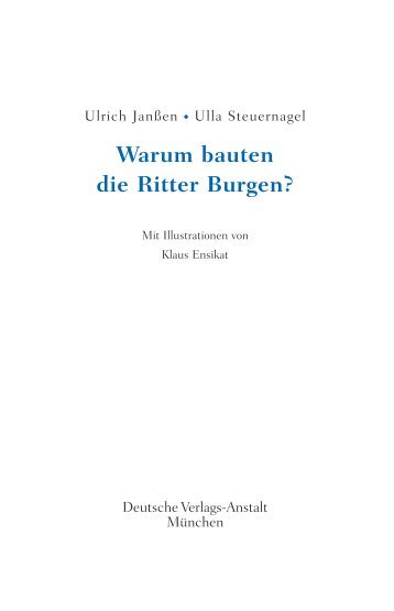 Warum bauten die Ritter Burgen? - Die Kinder-Uni