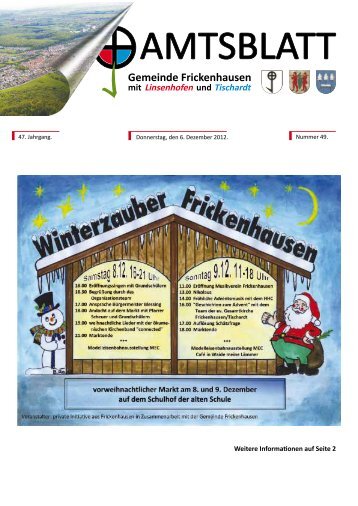 Winterdienst: Was ist zu tun? - Gemeinde Frickenhausen